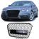 Grila masca radiator RS LOOK A5 B8 8T Coupe / Cabrio / Sportback 2011-2016 Negru lucios
