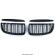 Set Grile bara fata radiator duble BMW Seria 3 E90 E91 2005-2008 Negru lucios