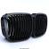 Set Grile bara fata radiator BMW Seria 3 E46 NFL 1998-2001 Negru lucios