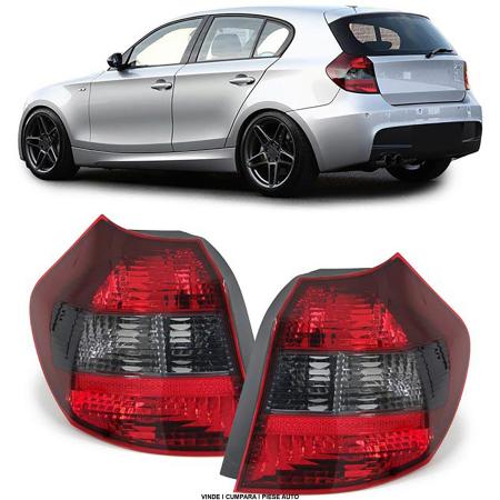 Set stopuri lampa spate BMW seria 1 E81 E87 2004-2007 ROSU/FUMURIU