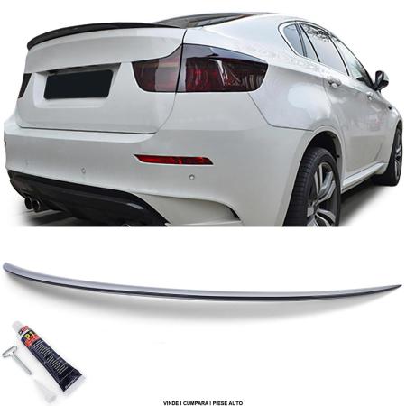 Spoiler haion portbagaj BMW X6 E71 2008-2014 Negru lucios vopsit