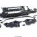 Pachet difuzor fusta evacuare Bara spate Mercedes S-CLASS W222  2017-2020 Negru lucios