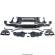 Pachet difuzor fusta evacuare Bara spate Mercedes S-CLASS W222  2017-2020 Negru lucios