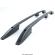 Bare portbagaj VW CADDY 2004-2010 Negru mat Aluminiu