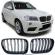 Set Grile bara fata radiator duble BMW X3 F25 10-14 Negru Lucios