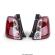 Set stopuri spate Fiat 500 2007-2015 Rosu/Clar