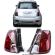 Set stopuri spate Fiat 500 2007-2015 Rosu/Clar