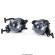 Set proiectoare ceata BMW E60 E61 2003-2007 bara M + becuri