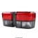 Set stopuri spate LED VW Transporter T4 1991-2003 Rosu/Fumuriu
