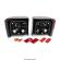 Set stopuri spate LED VW Transporter T4 1991-2003 Rosu/Fumuriu