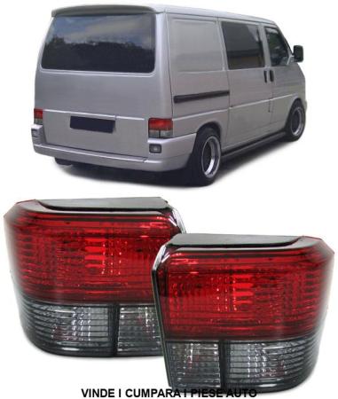 Set stopuri spate VW Transporter T4 1991-2003 Rosu/Fumuriu/Clar