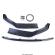Lip prelungire bara fata VW Transporter T6.1 2019 - 2022 Negru lucios