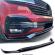 Lip prelungire bara fata VW Transporter T6.1 2019 - 2022 Negru lucios