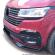 Lip prelungire bara fata VW Transporter T6.1 2019 - 2022 Negru lucios