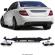 Pachet difuzor fusta evacuare Bara spate Mercedes C-CLASS W204 2011-2014