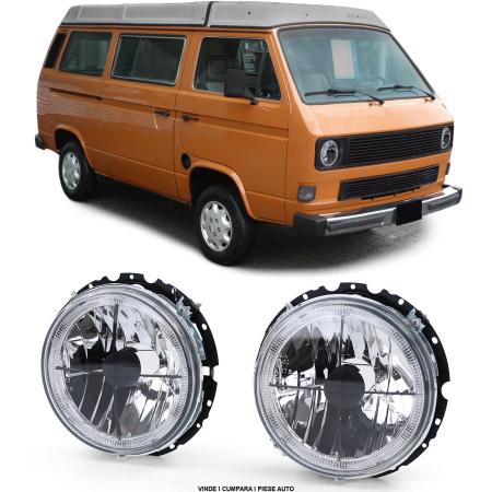 Set faruri Angel Eyes H4 VW Transporter T2 T3 1979-1992