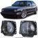 Set faruri Angel Eyes H4 VW Golf 2 II 1983-1995 Fumuriu