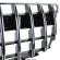 Grila masca radiator panamericana Mercedes GLK X204 2008-2012 Negru lucios/Crom