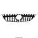 Grila masca radiator panamericana Mercedes GLK X204 2008-2012 Negru lucios