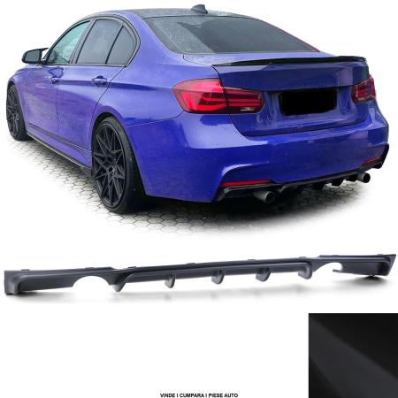 Difuzor fusta bara spate BMW seria 3 F30 F31 330i 340i 2011-2017 Negru mat