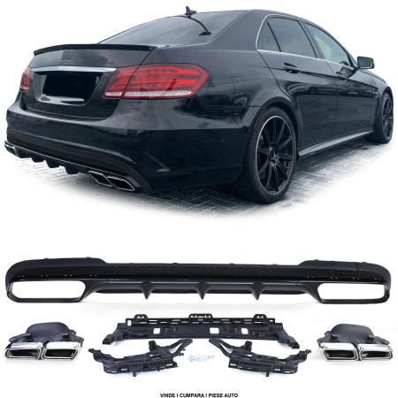 Pachet difuzor fusta evacuare Bara spate Mercedes E-CLASS W212 2013-2016