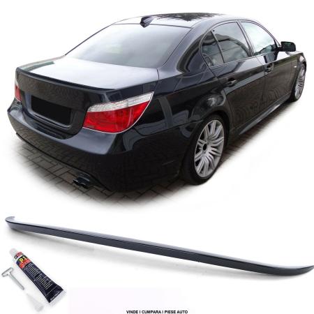 Spoiler eleron haion portbagaj BMW Seria 5 E60 2003-2010 Negru lucios
