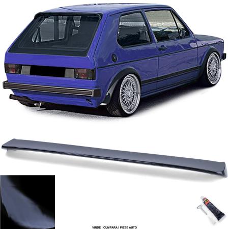 Spoiler eleron portbagaj VW Golf 1 1974-1985 Negru lucios