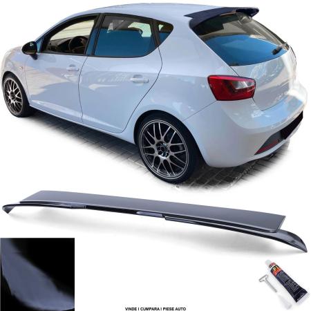 Spoiler Eleron Portbagaj Seat Ibiza 6J 6P 5 usi 2008-2017 Negru lucios