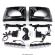 Acoperire faruri Daylight lumina zi Mercedes G-CLASS W463 1989-2012 Facelift Look Negru lucios