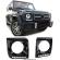 Acoperire faruri Daylight lumina zi Mercedes G-CLASS W463 1989-2012 Facelift Look Negru lucios
