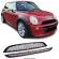 Grila Bara Masca Radiator fata Mini Cooper One R50 R53 2001-2006 Negru Lucios