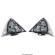 Set stopuri spate LED Merecdes SLK R170 1996-2004 Rosu-Clar