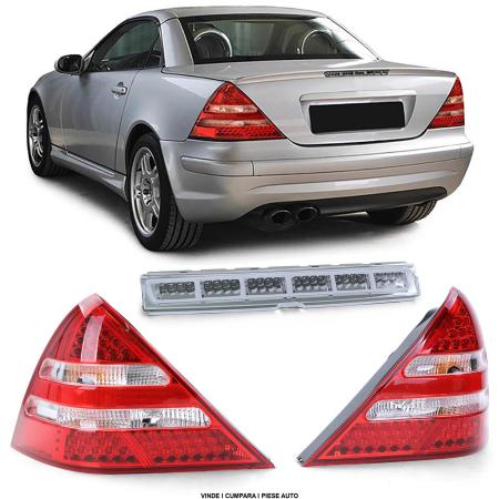 Set stopuri spate LED Merecdes SLK R170 1996-2004 Rosu-Clar