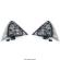 Set stopuri spate LED Merecdes SLK R170 1996-2004 Fumuriu/Clar