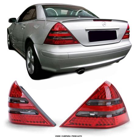Set stopuri spate LED Merecdes SLK R170 1996-2004 Rosu-Fumuriu