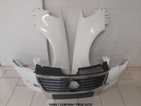 Fata Completa VW Passat B6 05-11 LB9A Alb Bara + Aripa Fata Dreapta si Stanga + Grila Radiator