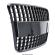 Grila masca radiator fara emblema Audi Q7 7L 2005-2009 Negru lucios