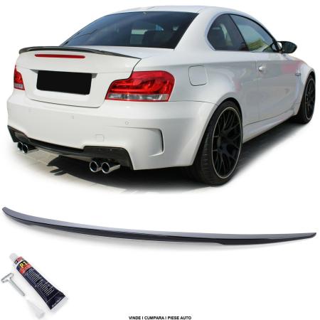 Spoiler eleron portbagaj BMW E82 Coupe Facelift LCI 2007-2013 Negru lucios