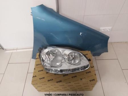 Pachet Far+Aripa Fata Dreapta VW Golf 5 V 2004 2005 2006 2007 2008 LA5S Albastru