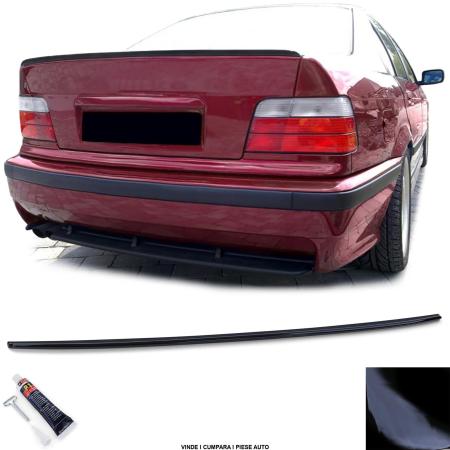 Spoiler eleron haion portbagaj BMW Seria 3 E36 1990-1999 Negru lucios