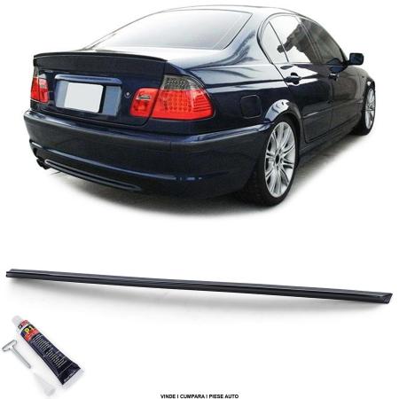 Spoiler eleron haion portbagaj BMW Seria 3 E46 1998-2005 Negru lucios