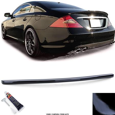 Spoiler eleron haion portbagaj Mercedes CLS W219 2004-2010 Negru lucios