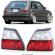 Set stopuri lampa spate VW Golf 2 1983-1991 stanga-dreapta rosu-clar