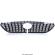 Grila masca radiator panamericana Mercedes X-CLASS W470 2017-2020 Negru lucios-Crom