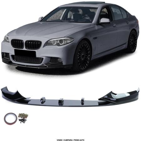 Prelungire lip Bara fata BMW seria 5 G30 G31 2016-2020 Negru lucios
