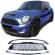 Set grile bara fata Mini Cooper R56 Cabrio R57 2006-2009 Negru lucios