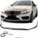 Lip prelungire Bara fata Mercedes C-CLASS W205 2014-2021 Negru Lucios
