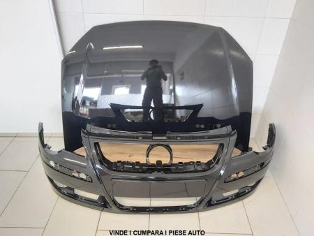 Pachet Capota Motor + Bara Fata VW Polo 6/VI 2005 2006 | 2007 2008 | 2009 (LC9X-Negru)