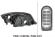 Far halogen fata H4 Skoda Fabia 07-2010 stanga motoras inclus