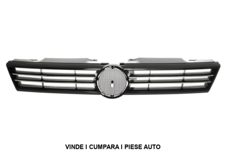 Grila masca radiator VW Jetta 2010-2015 Negru cu bandou cromat